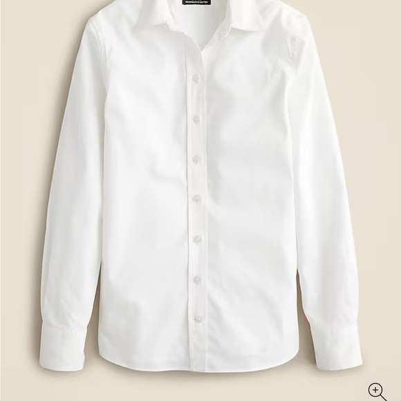J Crew Wren slim shirt in stretch cotton poplin size 0P NWT BY648 - Picture 4 of 12